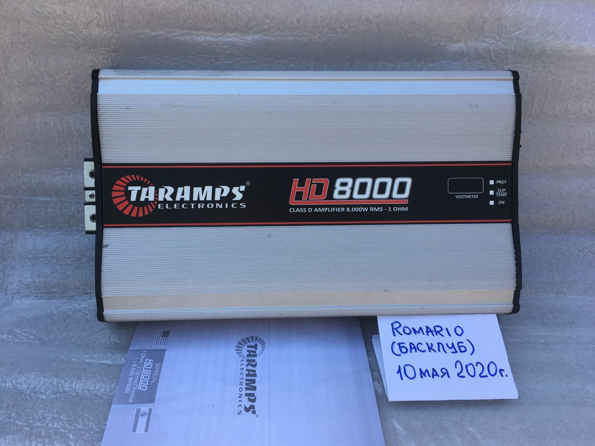 Taramps hd 8000 схема