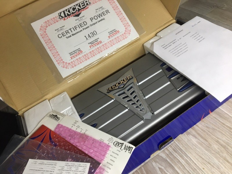 Новый Корейский моноблок Kicker sx1250.1amp Усилители Форум БасКлуб